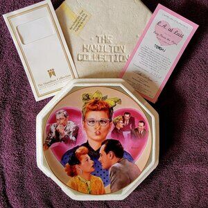 Rare L.A. at Last - Lucy Meets the Stars Hamilton Collector Plate - BRAND NEW